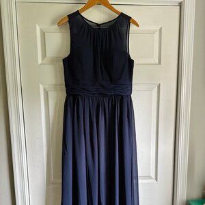 Navy blue bridesmaid dress